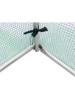 ZAHRADNÍ TUNEL 200x200x200 cm PE KONSTRUKCE ZELENÁ OCEL