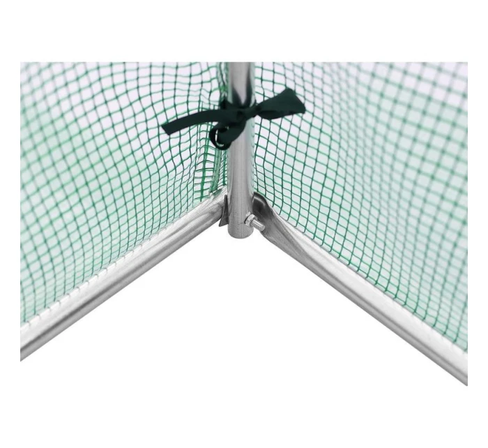 ZAHRADNÍ TUNEL 200x200x200 cm PE KONSTRUKCE ZELENÁ OCEL