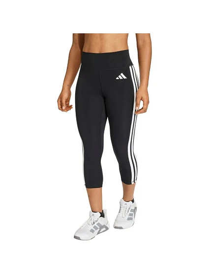 Dámské legíny adidas 3/4 Optime Essentials Workout 3-Stripes černé KE6062