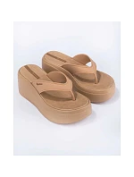 Ipanema boty dámské žabky Solaris platform beige dámské Ipanema boty dámské žabky Solaris platform beige dámské