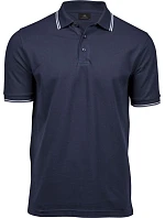 Tee Jays TJ 1407 Pánské elastické piqué polo "Stripe" 18.1407 navy/white Tee Jays TJ 1407 Pánské elastické piqué polo "Stripe" 18.1407 navy/white