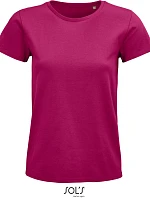 SOL'S Pioneer Women Dámské tričko z bio bavlny 25.3579 fuchsia