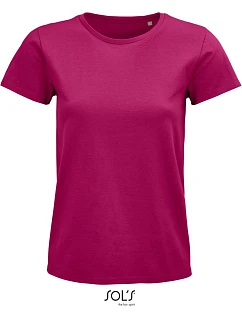 SOL'S Pioneer Women Dámské tričko z bio bavlny 25.3579 fuchsia