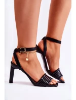 Dámské sandály na vysokém podpatku Černe Camellia Dámské sandály na vysokém podpatku Černe Camellia