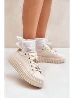 Dámské Tenisky S Béžové model 21683088 - EVENTO Dámské Tenisky S Béžové model 21683088 - EVENTO