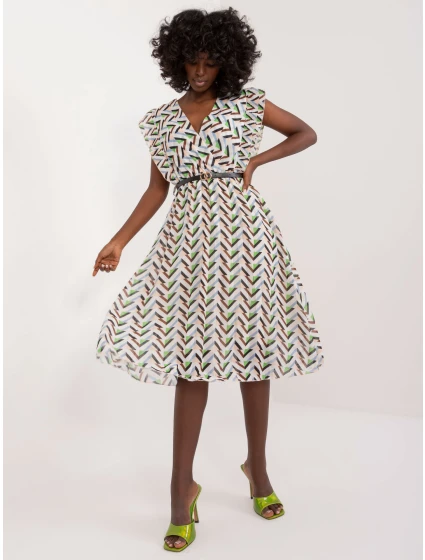 Sukienka DHJ SK model 21271986 biały - FPrice