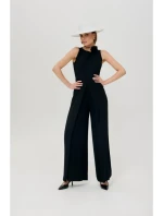 model 19678624 Kombinéza se širokými nohavicemi černá - Makover