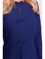 model 21319069 Šaty s mašlí modré - STYLOVE model 21319069 Šaty s mašlí modré - STYLOVE