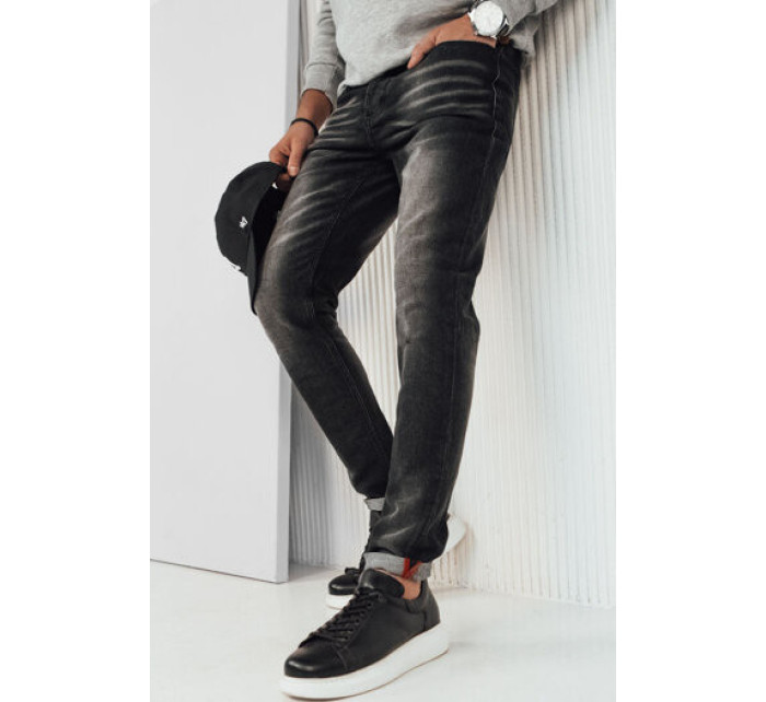 Pánské černé džínové kalhoty Dstreet UX4248