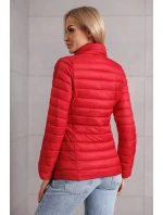 Červená dámská bunda se stojáčkem  model 21135588 - Good looking