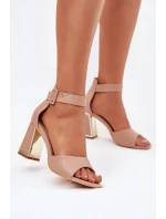 Sandály na podpatku  model 214392 Step in style