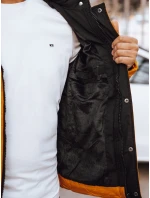 Pánská prošívaná zimní bunda žlutá FashionStreet TX4567