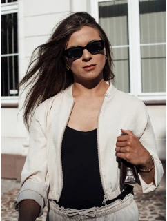 Dámská světle béžová bunda bomber MADDIE FashionStreet RY2655