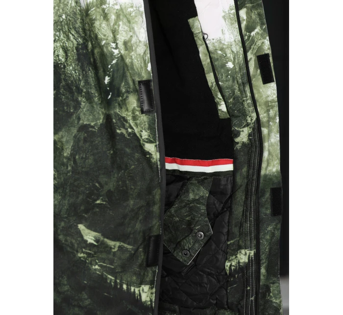 Pánská zimní lyžařská bunda zelená FashionStreet TX5126