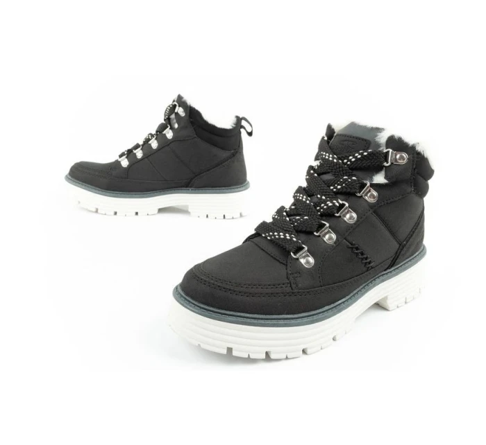 Boty O'neill zimní trappery dámské kotníkové boty zateplené módní černé bílé dámské