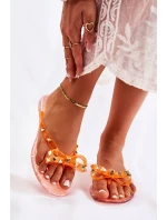 Dámské gumové žabky Orange model 21592598 - Boto Dámské gumové žabky Orange model 21592598 - Boto