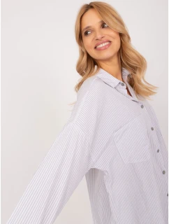 Koszula BP KS  biało szary model 21207189 - FPrice