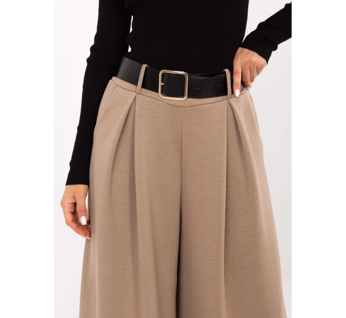 Spodnie IT SP model 21389028 ciemny bezowy - FPrice Spodnie IT SP model 21389028 ciemny bezowy - FPrice