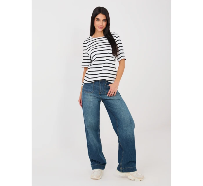 Tričko RV TS A1087.74 bílé a černé Tričko RV TS A1087.74 bílé a černé