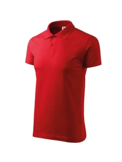 Single J. polokošile pánská červená