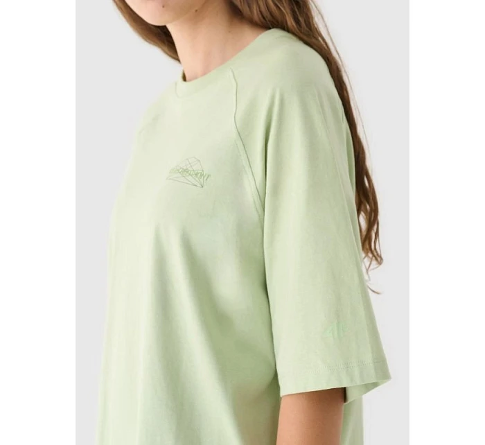 Dámské tričko oversize s potiskem 4F 4FRAW24TTSHF2583-44S
