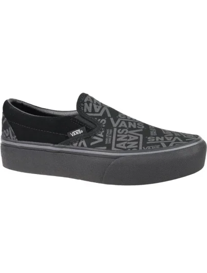 Dámské boty 66 Classic Slip-On Platform W VN0A3JEZWW0 Black - Vans Dámské boty 66 Classic Slip-On Platform W VN0A3JEZWW0 Black - Vans