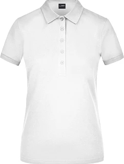 JN 709 Dámské elastické piqué polo model 22488522 white - Daiber