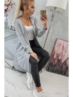 Šedá bunda s potiskem Šedá bunda s potiskem