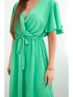 Šaty s překládaným výstřihem fango Šaty s překládaným výstřihem fango