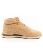 Puma ST Runner v4 Mid sportovní obuv pánské kotníkové tenisky hnědé barvy Puma ST Runner v4 Mid sportovní obuv pánské kotníkové tenisky hnědé barvy