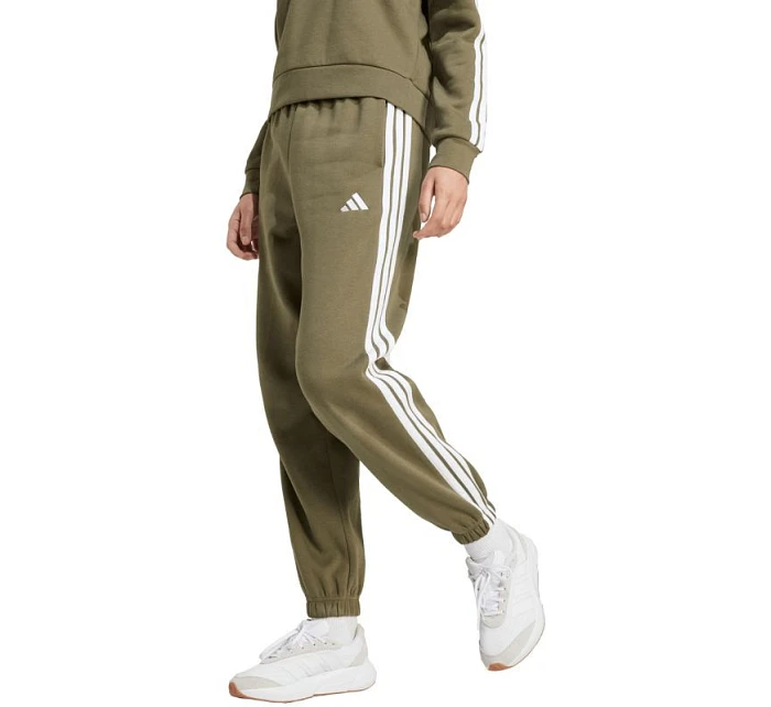 Adidas Essentials 3-Stripes Fleece Loose-Fit Kalhoty W JX7698 dámské Adidas Essentials 3-Stripes Fleece Loose-Fit Kalhoty W JX7698 dámské