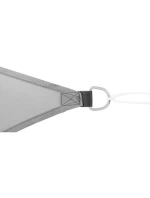 ZAHRADNÍ SLUNEČNÍK TROJÚHELNÍK 3X3X4M ŠEDÝ