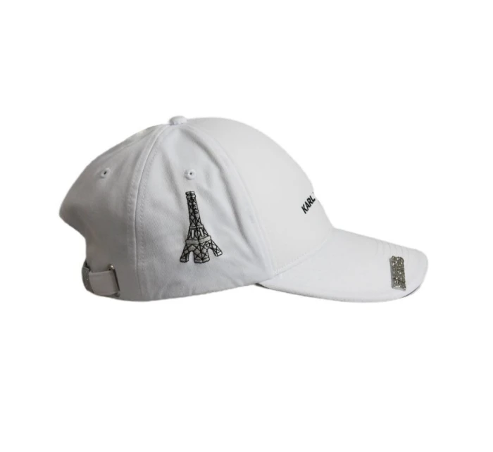 Kšiltovka Karl Lagerfeld Paris Beanie White - model 21932812