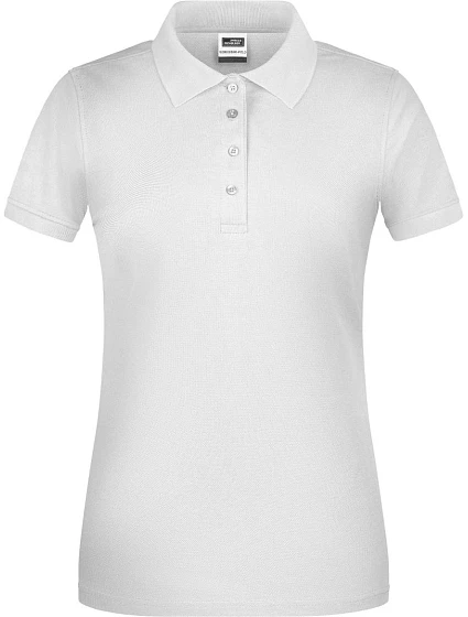 Daiber JN 873 Dámské pracovní bio piqué polo 02.0873 white Daiber JN 873 Dámské pracovní bio piqué polo 02.0873 white