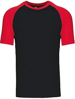 K 330 Baseballové tričko model 22507306 black/red - Kariban