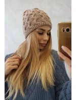 Fleecová čepice Teresa K285 tmavě béžová Fleecová čepice Teresa K285 tmavě béžová