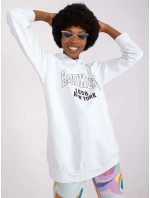 Dámská mikina-DHJ-BL-15658.35-bílá