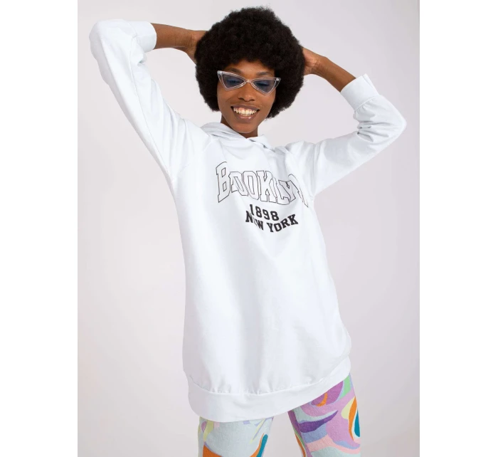 Dámská mikina-DHJ-BL-15658.35-bílá