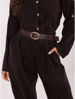 Spodnie IT SP model 21749875 ciemny brązowy - FPrice