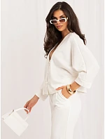 Sweter MI SW model 22340842 ecru - FPrice Sweter MI SW model 22340842 ecru - FPrice