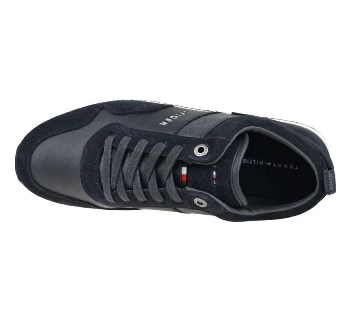 Pánská sportovní obuv  M Tmavě modrá s bílou  model 21399697 - Tommy Hilfiger