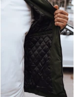 Pánská přechodná bunda s kapucí zelená FashionStreet TX4888