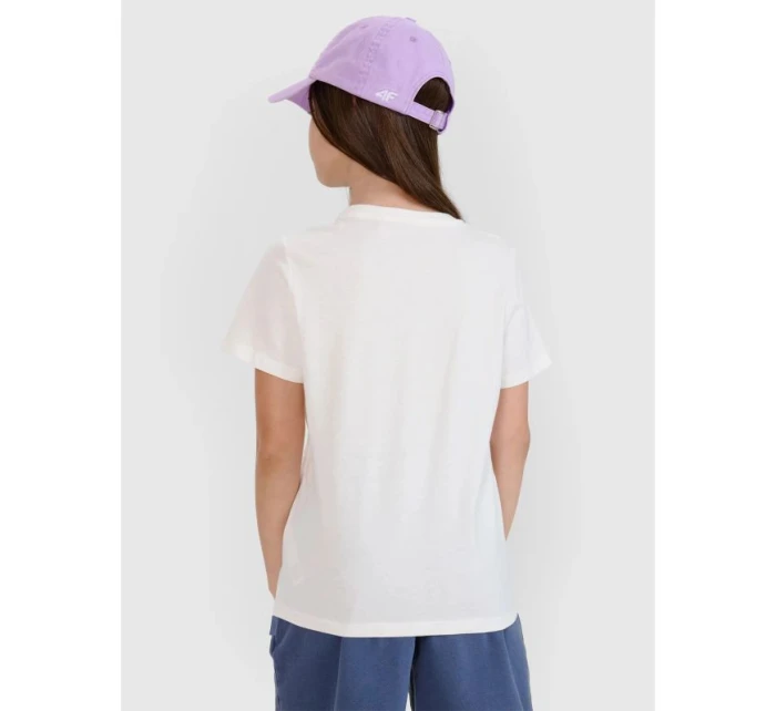 Dívčí tričko s potiskem 4F 4FJWSS25TTSHF1854-11S Dívčí tričko s potiskem 4F 4FJWSS25TTSHF1854-11S