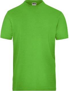 Daiber JN 1802 Pánské pracovní tričko z bio bavlny - Solid 02.1802 lime green