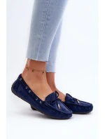 Dámské modré semišové mokasíny Si Passione Dámské modré semišové mokasíny Si Passione