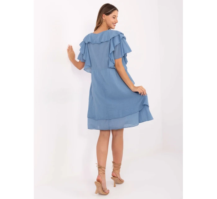 Sukienka MI SK model 21217585 ciemny niebieski - FPrice