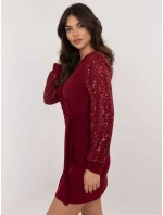 Šaty MI SK model 20619226 bordó - FPrice