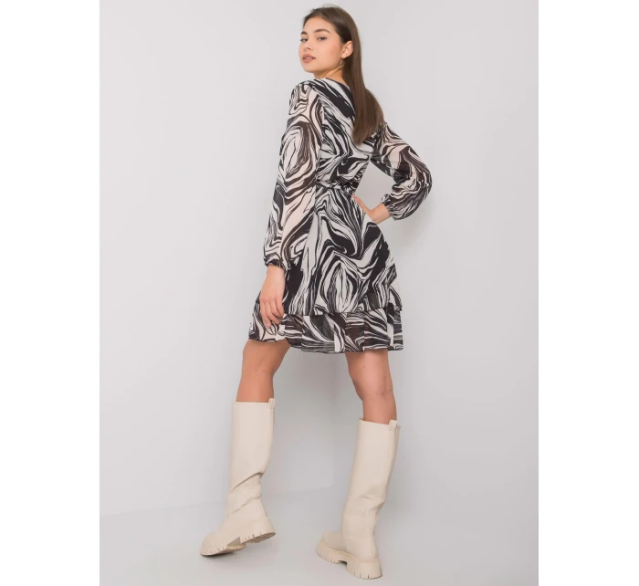 Šaty TW SK BI 2635.49P černá a béžová