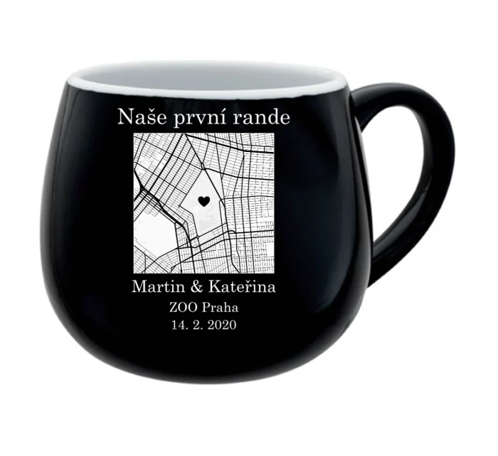 Personalizovaný hrneček s mapou Personalizovaný hrneček s mapou