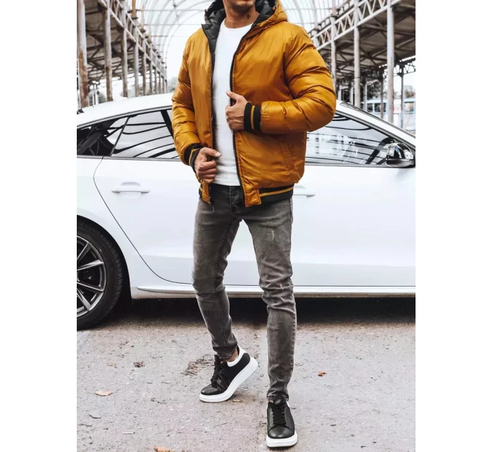 Pánská oboustranná zimní bunda tmavě modrá FashionStreet TX4196